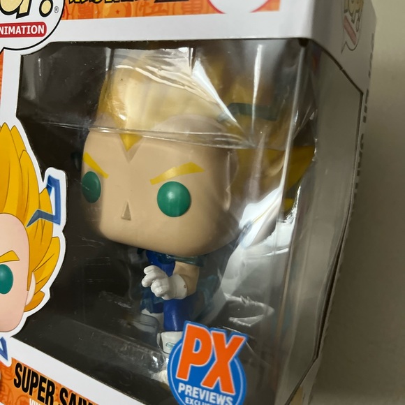 NWT - Funko Pop! Animation Dragonball Z #709 Super Saiyan 2 Vegeta PX Exclusive - Picture 2 of 5